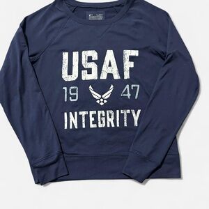 Under Armour USAF Navy Blue Sweatshirt